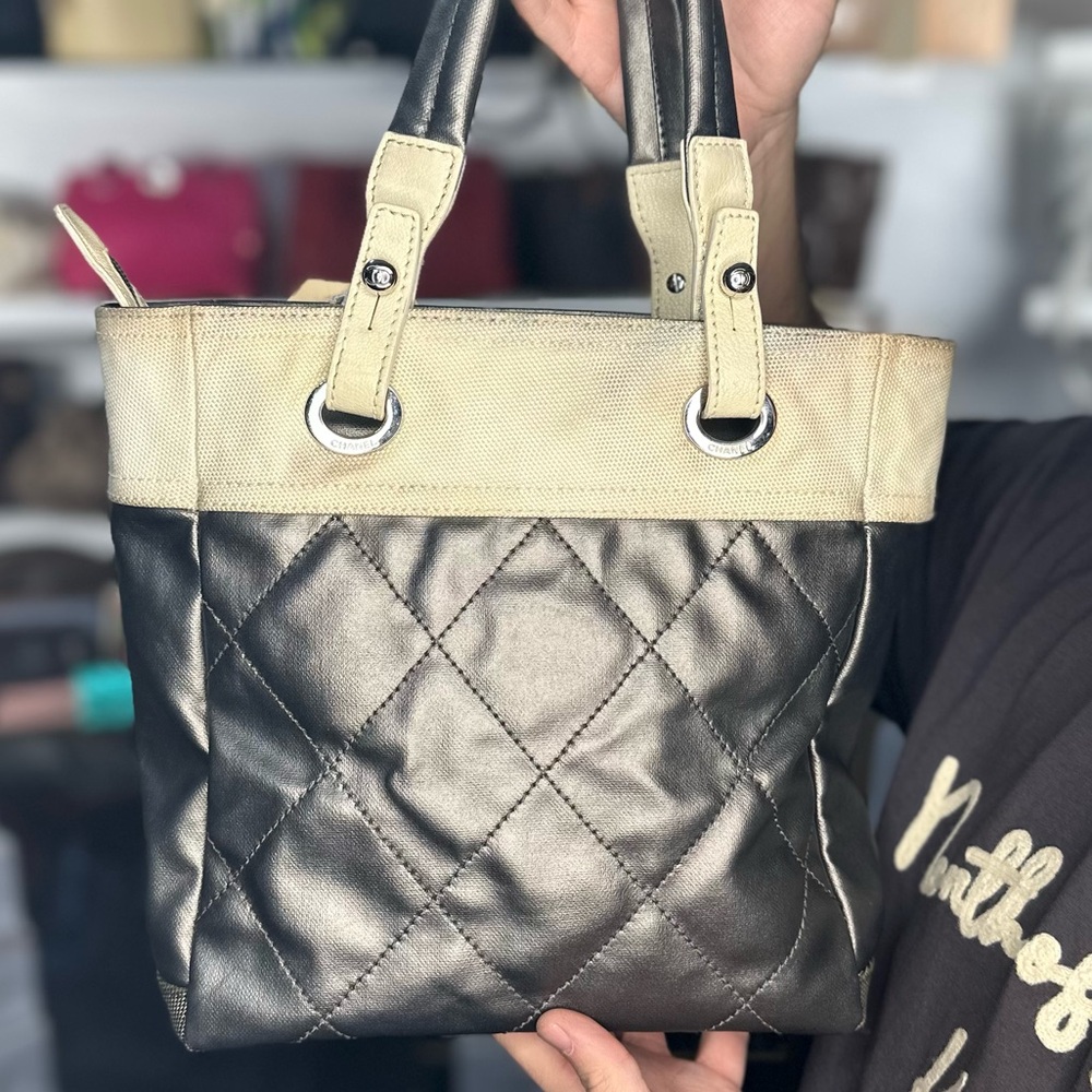 CHANEL SILVER BAG